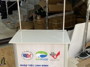 Quầy SamPling Siêu thị có bánh xe